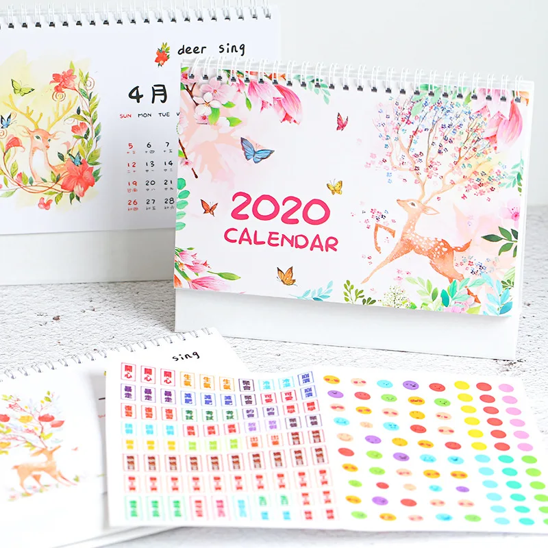2020 Kawaii Sika Deer Calendar Medium Size Desktop Calendar Memo Timetable Plan Vertical Notebook Paste Notes Stationery
2020 Kawaii Sika Deer Calendar Medium Size Desktop Calendar Memo Timetable Plan Vertical Notebook Paste Notes Stationery