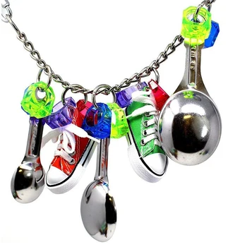 Parrot Hanging Chewing Toys Swing Bird Spoon Mini Sneaker for Parakeet Cockatiel Macaw African Greys Parrot Cage Toys
Parrot Hanging Chewing Toys Swing Bird Spoon Mini Sneaker for Parakeet Cockatiel Macaw African Greys Parrot Cage Toys
