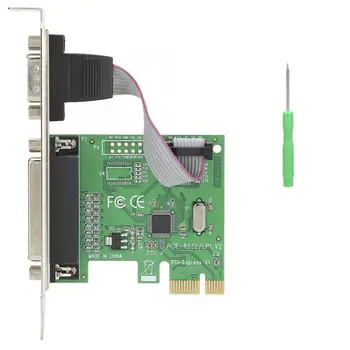 PCI-E to Serial Port Expansion Card RS232/LPT PCI-E Serial and Parallel Card 110-230400bps New Sale
PCI-E to Serial Port Expansion Card RS232/LPT PCI-E Serial and Parallel Card 110-230400bps New Sale