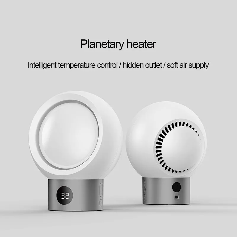 Mini Planet Electric Heater Portable Desktop Small Fan Heater 9-Speed Intelligent Temperature Control Warmer Machine for Winter
Mini Planet Electric Heater Portable Desktop Small Fan Heater 9-Speed Intelligent Temperature Control Warmer Machine for Winter