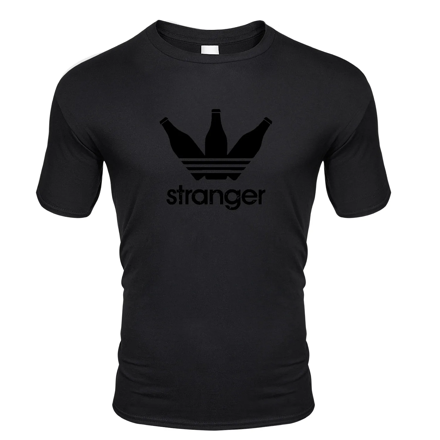 2020 New Summer Men's Fashion T-Shirt Printed TheBottle T-Shirt O-Neck Short-Sleeved and Style T-Shirt 95% Cotton Sport