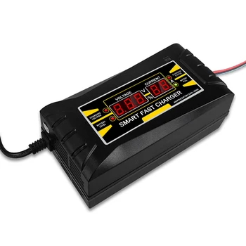 Car Battery Fast Charger 12V 10A Lead Acid/GEL Battery Charger With LCD Display Three Stage Pulse US/EU Plug
Car Battery Fast Charger 12V 10A Lead Acid/GEL Battery Charger With LCD Display Three Stage Pulse US/EU Plug