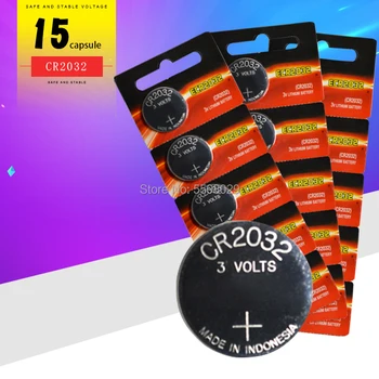 15pcs cr2032 DL2032 ECR2032 5004LC KCR2032 BR2032 3v for Energizer button cell coin lithium batteries for watch car toy
15pcs cr2032 DL2032 ECR2032 5004LC KCR2032 BR2032 3v for Energizer button cell coin lithium batteries for watch car toy