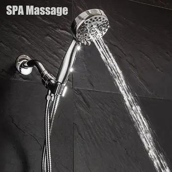 1Set Handheld Shower Head with Hose High Pressure 5 Spray Settings ShowerHead D08F
1Set Handheld Shower Head with Hose High Pressure 5 Spray Settings ShowerHead D08F