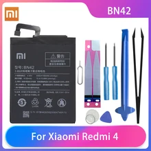 Original Xiaomi Redmi 4 Hongmi 4 Phone batteries BN42 High Capacity Rechargeable Phone Battery 4000mAh Free Tools Phone AKKU
Original Xiaomi Redmi 4 Hongmi 4 Phone batteries BN42 High Capacity Rechargeable Phone Battery 4000mAh Free Tools Phone AKKU