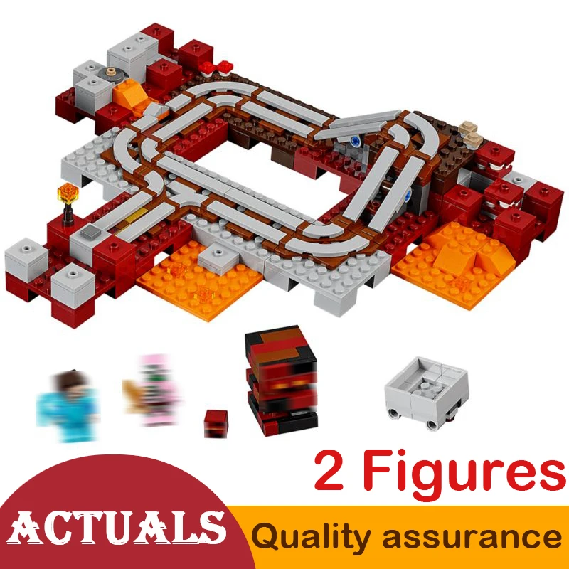 DECOOL 18024 ed 21130 Set My World Nether Railway Building Blocks Bricks Assembly Toys Kids Compatible legoed
DECOOL 18024 ed 21130 Set My World Nether Railway Building Blocks Bricks Assembly Toys Kids Compatible legoed