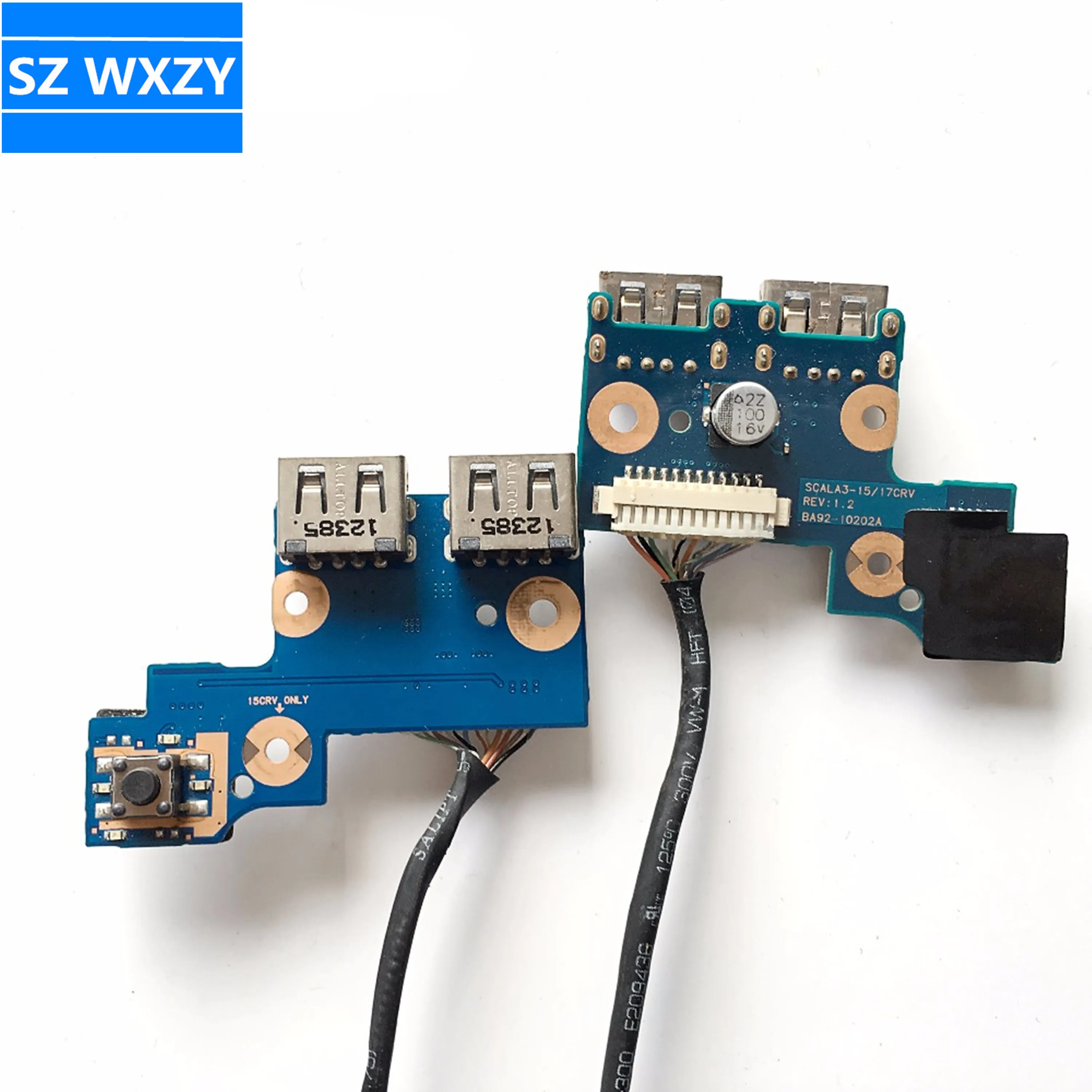 Для Samsung NP300E5Z NP300E5X NP300E5C 300V5A USB плата кнопки питания с кабелем фотосессия 100%