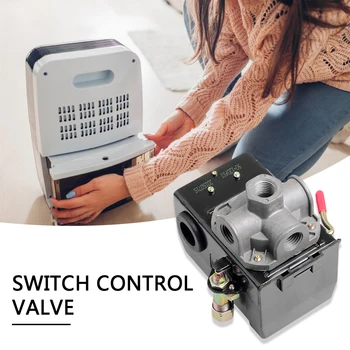 Air Compressor Pressure Switch Components 4 Port Heavy Duty Pressure Switch 90-120 PSI with Unloader for Air Compressor
Air Compressor Pressure Switch Components 4 Port Heavy Duty Pressure Switch 90-120 PSI with Unloader for Air Compressor