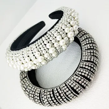 Fashion Women Handmade Hoop Full Weaving Pearl flower metal Crystal Beads Hair Bands Hair Clip Hair Accessories For Girls Hair A
Fashion Women Handmade Hoop Full Weaving Pearl flower metal Crystal Beads Hair Bands Hair Clip Hair Accessories For Girls Hair A