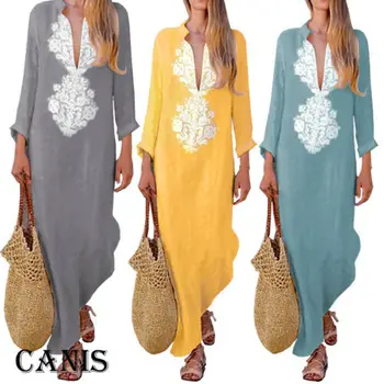 Fashion Women Autumn Boho Floral Dress Clubwear Party Long Maxi Dresses
Fashion Women Autumn Boho Floral Dress Clubwear Party Long Maxi Dresses