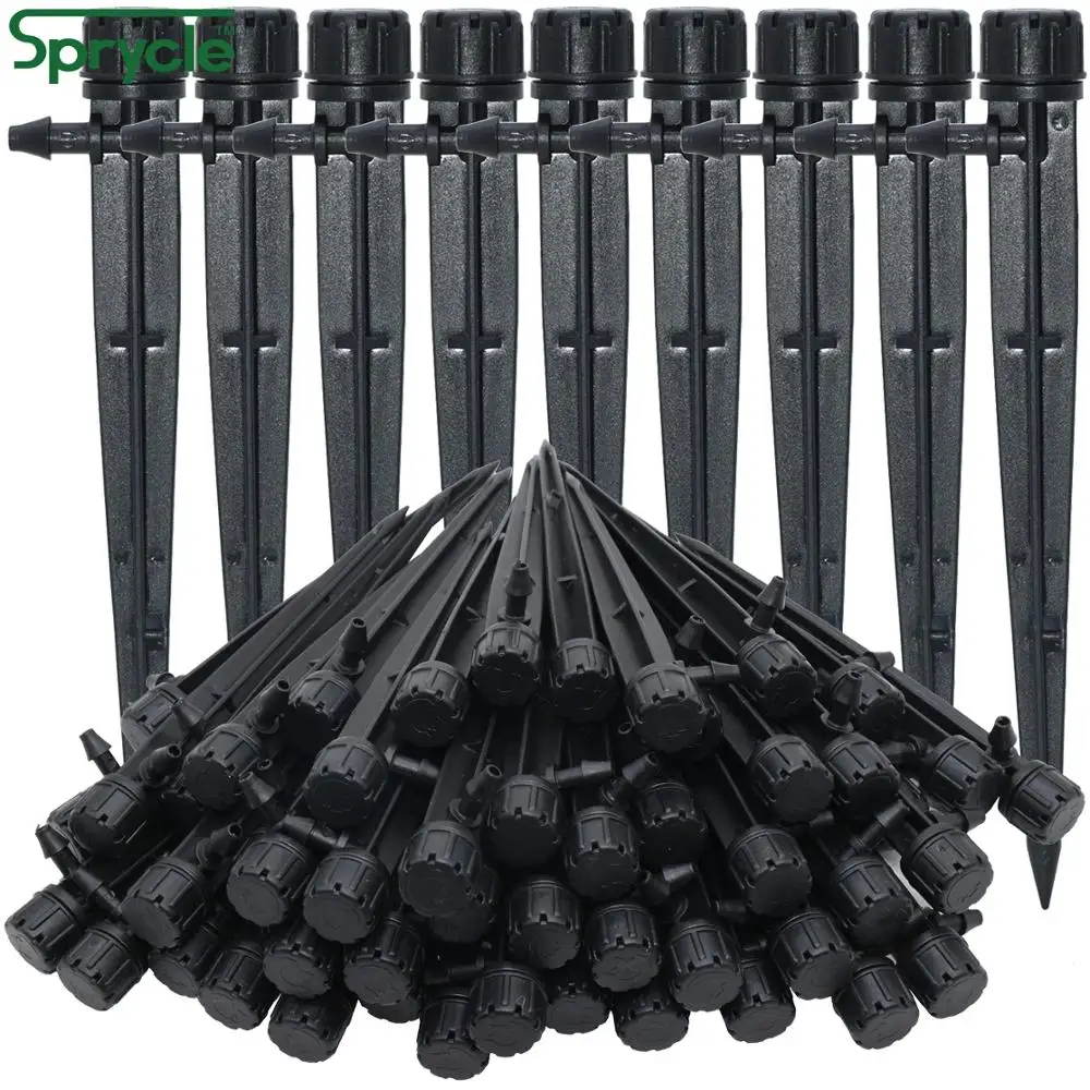 SPRYCLE 50PCS Garden 360 Degree Adjustable Sprinkler Watering Drip Irrigation Dripper Nozzles w/ Stake 4/7mm Hose Greenhouse
SPRYCLE 50PCS Garden 360 Degree Adjustable Sprinkler Watering Drip Irrigation Dripper Nozzles w/ Stake 4/7mm Hose Greenhouse