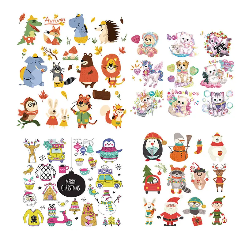Cartoon Animals Collection Iron on Patches for Clothes Heat Transfer Stickers Appliques for Clothing Letter Patches
Cartoon Animals Collection Iron on Patches for Clothes Heat Transfer Stickers Appliques for Clothing Letter Patches
