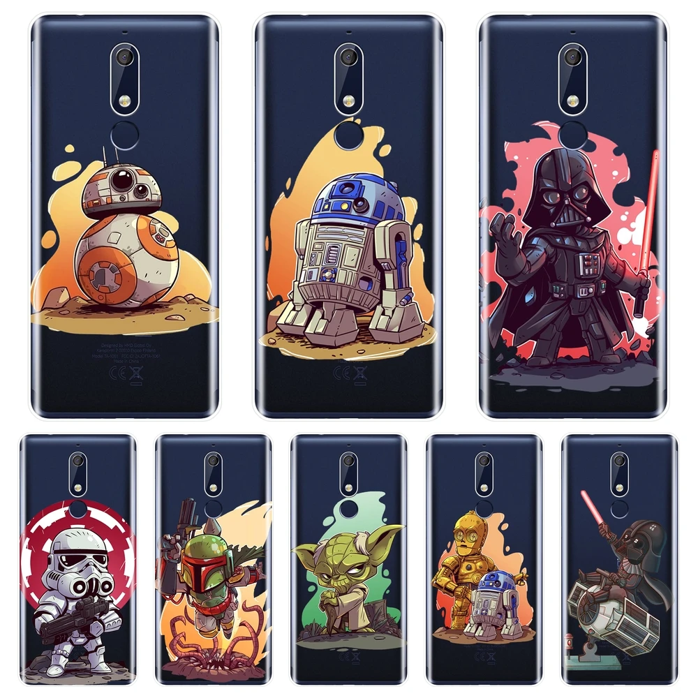 Back Cover For Nokia 2.1 3.1 5.1 6.1 7.1 Star Wars Darth Vader BB8 Soft Silicone Phone Case For Nokia 2.1 3.1 5.1 6.1 7.1 Plus
Back Cover For Nokia 2.1 3.1 5.1 6.1 7.1 Star Wars Darth Vader BB8 Soft Silicone Phone Case For Nokia 2.1 3.1 5.1 6.1 7.1 Plus