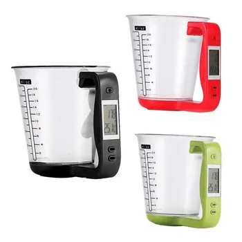 10pcs Digital Temperature Measurement Cups LCD Display Portable Multifunction Kitchen Scales Electronic Measuring Cup WB1782
10pcs Digital Temperature Measurement Cups LCD Display Portable Multifunction Kitchen Scales Electronic Measuring Cup WB1782