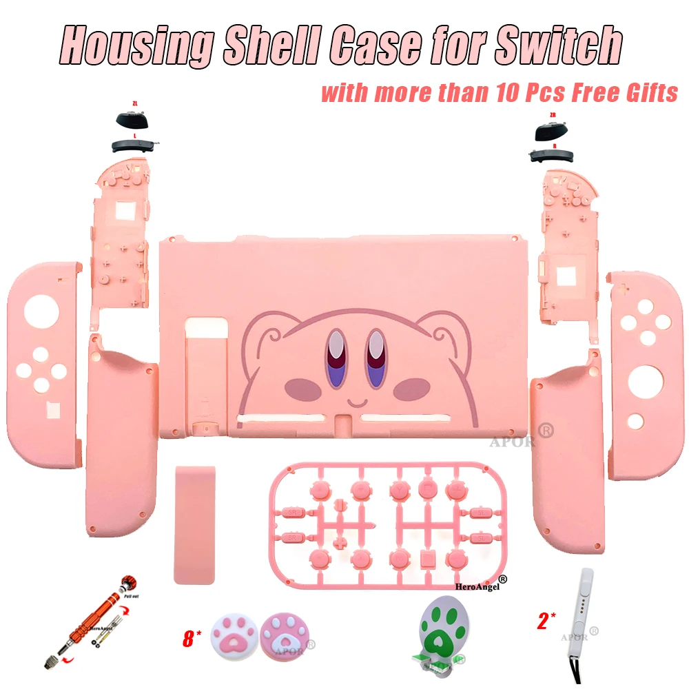 Новый защитный жесткий чехол из поликарбоната для Nintendo Switch NS цветная задняя