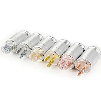 XSSH Audio Aluminum shell Red Pure Copper Plated Gold Rhodium DIY HIFI AC US IEC Power Connector Female Male Electrical Plug
XSSH Audio Aluminum shell Red Pure Copper Plated Gold Rhodium DIY HIFI AC US IEC Power Connector Female Male Electrical Plug