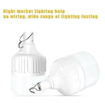Light Lamp Bulb LED Bulb USB 20W/40W/80W/100W/150W Smart Rechargeable Market Lighting Auto Camping Indoor Outdoor Dusk To Dawn
Light Lamp Bulb LED Bulb USB 20W/40W/80W/100W/150W Smart Rechargeable Market Lighting Auto Camping Indoor Outdoor Dusk To Dawn
