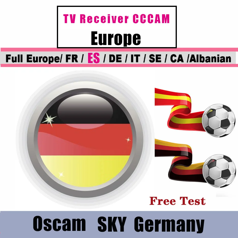 OSCAM lines German Cccam lines stable for DVB-S2 satellite receiver for 1 year in Europe CCCAM Spain Portugal Poland
OSCAM lines German Cccam lines stable for DVB-S2 satellite receiver for 1 year in Europe CCCAM Spain Portugal Poland