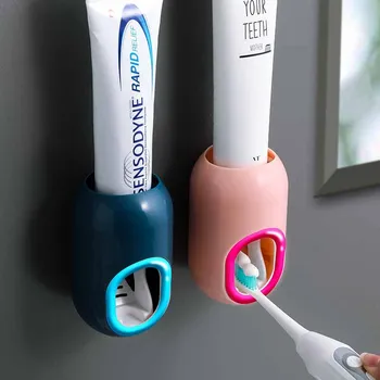 Automatic Toothpaste Squeezer Wall Mount Toothpaste Dispenser Toothbrush Holder Toothpaste Storage Rack Bathroom Accessories Set
Automatic Toothpaste Squeezer Wall Mount Toothpaste Dispenser Toothbrush Holder Toothpaste Storage Rack Bathroom Accessories Set