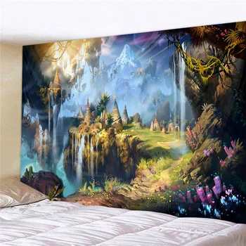 Psychedelic Forest Bohemian Mandala Printed Polyester Tapestry Wall Hanging Wonderland for Decorate Home Carpet Sales Design
Psychedelic Forest Bohemian Mandala Printed Polyester Tapestry Wall Hanging Wonderland for Decorate Home Carpet Sales Design