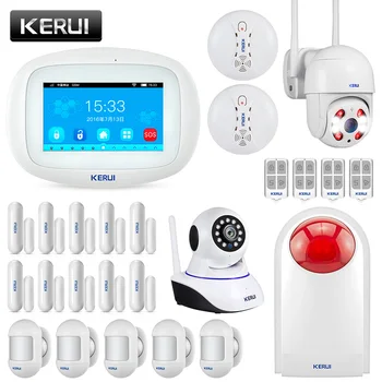 KERUI K52 4.3-inch color screen wireless GSM Home alarm system App control outdoor wireless camera gas sensor RFID keyboard
KERUI K52 4.3-inch color screen wireless GSM Home alarm system App control outdoor wireless camera gas sensor RFID keyboard