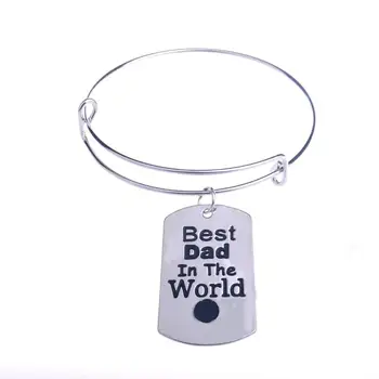 12PC Best Dad In The World Square Pendant Bracelets Family Men Dad Daddy Papa Father's Christmas Party Gifts Adjustable Bangles
12PC Best Dad In The World Square Pendant Bracelets Family Men Dad Daddy Papa Father's Christmas Party Gifts Adjustable Bangles