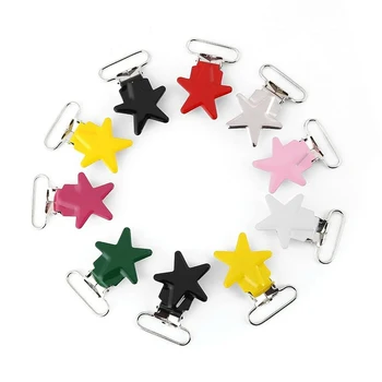 10pcs Soother Infant Nursing Rustproof Coating Baby Dummy Strap Star Shape Small Nipple Pacifier Clip Iron Holder Multicolor
10pcs Soother Infant Nursing Rustproof Coating Baby Dummy Strap Star Shape Small Nipple Pacifier Clip Iron Holder Multicolor