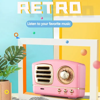 Retro Bluetooth Speakers Can Use Bluetooth U Disk TF Card External AUX Audio Cable To Play Small Speakers
Retro Bluetooth Speakers Can Use Bluetooth U Disk TF Card External AUX Audio Cable To Play Small Speakers