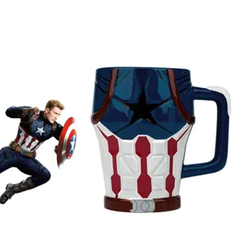 Captain 3D America Ceramic Mug Superheros Milk Cup Collection Mug Multicolor For Fans Cartoon The Avengers Cup X4595
Captain 3D America Ceramic Mug Superheros Milk Cup Collection Mug Multicolor For Fans Cartoon The Avengers Cup X4595