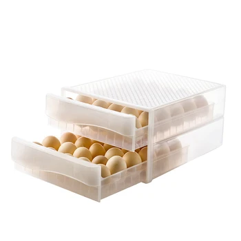 Kitchen Drawer Type Double Layer Egg Box 60 Grid Large Capacity Storage Box Portable Kitchen Storage Freshness Box Refrigerator
Kitchen Drawer Type Double Layer Egg Box 60 Grid Large Capacity Storage Box Portable Kitchen Storage Freshness Box Refrigerator