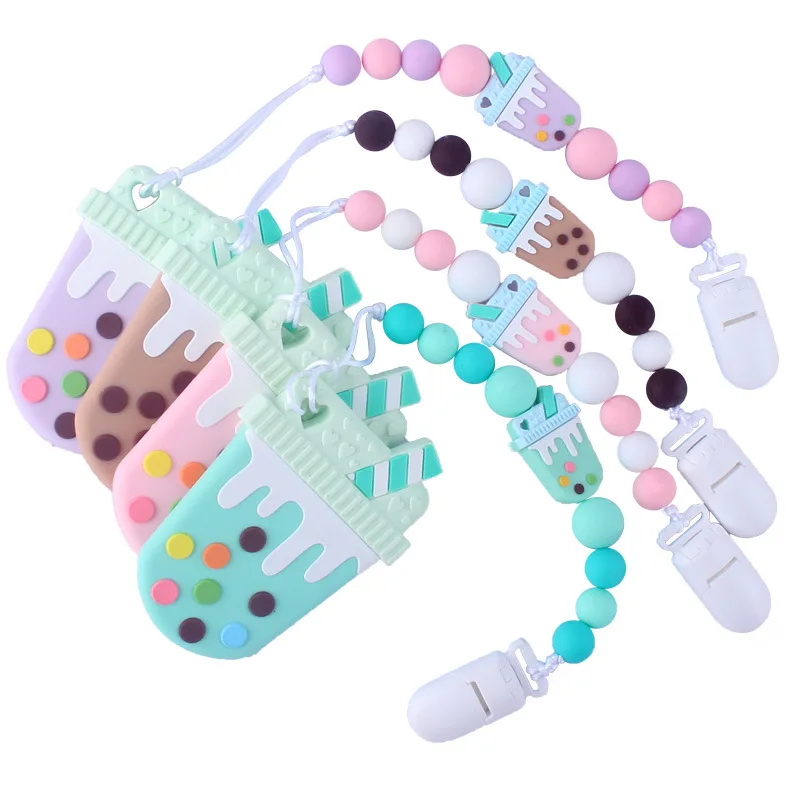 2020 New Baby Products Silicone Teether Toy and Soother Pacifier Holder Clip Chain Best Newborn Pacifier Clip for Baby Gift
2020 New Baby Products Silicone Teether Toy and Soother Pacifier Holder Clip Chain Best Newborn Pacifier Clip for Baby Gift