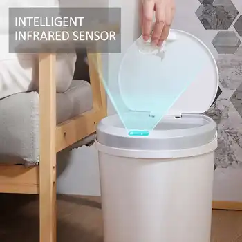 Automatic Touchless Intelligent induction Motion Sensor Smart Kitchen Trash Can Infrared Sensor Eco-friendly Waste Garbage Bin
Automatic Touchless Intelligent induction Motion Sensor Smart Kitchen Trash Can Infrared Sensor Eco-friendly Waste Garbage Bin