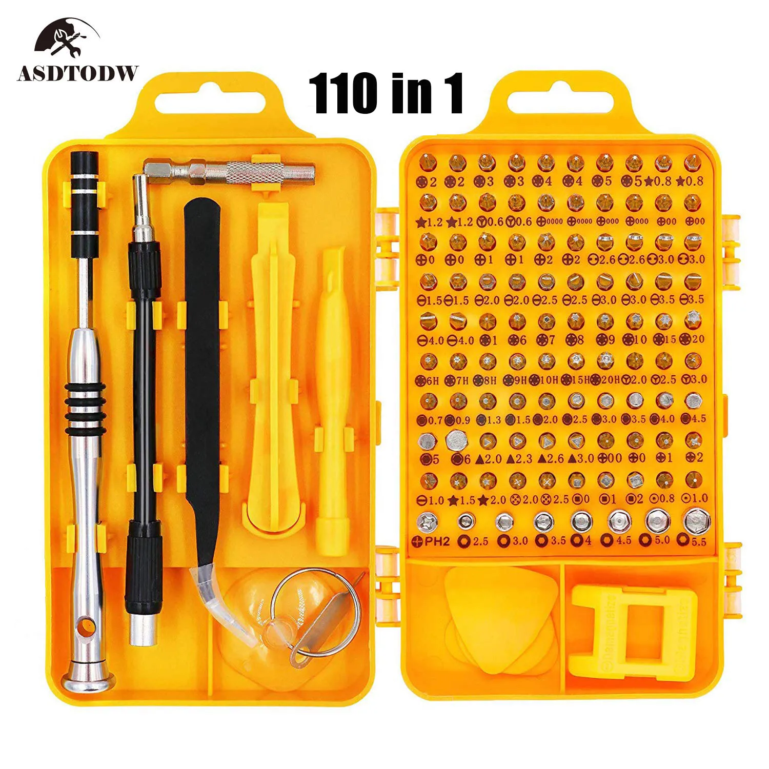 110 in 1 Screwdriver Set Multi-function Computer PC Mobile Phone Digital Electronic Device Repair Tools
110 in 1 Screwdriver Set Multi-function Computer PC Mobile Phone Digital Electronic Device Repair Tools