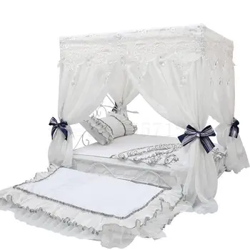Luxury court bed pet bed pet bed teddy bear kennel princess iron dog bed small medium large dog supplies
Luxury court bed pet bed pet bed teddy bear kennel princess iron dog bed small medium large dog supplies
