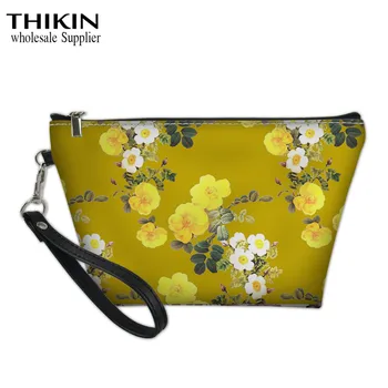 THIKIN Vintage Flower Pattern Cosmetic Bag Leather Travel Make Up Bag for Women Small Female Ladies Makeup Bag for Cosmetic
THIKIN Vintage Flower Pattern Cosmetic Bag Leather Travel Make Up Bag for Women Small Female Ladies Makeup Bag for Cosmetic