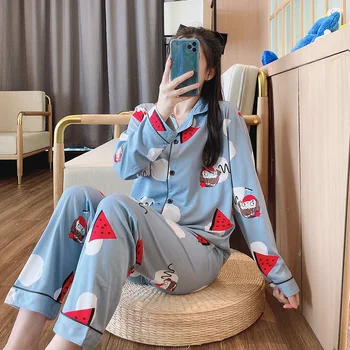 Milk Silk Pajamas Set Autumn Winter Warm Cartoon Print Women Pajamas Sleepwear Long Sleeves Leisure Homewear Two-piece set
Milk Silk Pajamas Set Autumn Winter Warm Cartoon Print Women Pajamas Sleepwear Long Sleeves Leisure Homewear Two-piece set