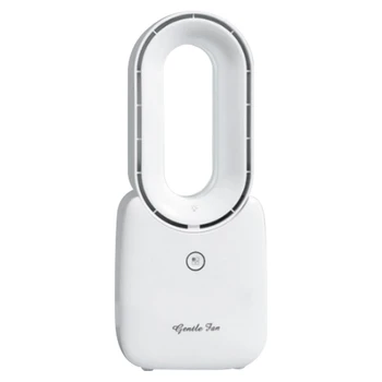 Portable Mini Cooling Fan Bladeless Desktop Fans USB Rechargeable Led Light Fans for Office Home White
Portable Mini Cooling Fan Bladeless Desktop Fans USB Rechargeable Led Light Fans for Office Home White