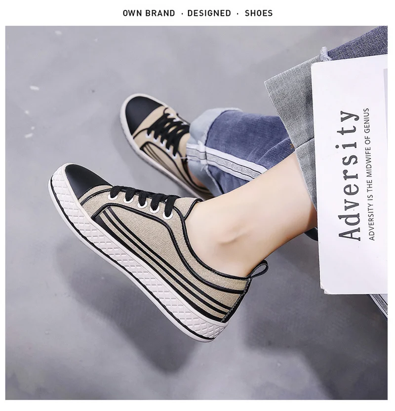 New High Quality Classic Women Canvas Shoes comfortable low Top Flats Female Casual Vulcanized seankers Zapatillas Mujer K18-7
New High Quality Classic Women Canvas Shoes comfortable low Top Flats Female Casual Vulcanized seankers Zapatillas Mujer K18-7