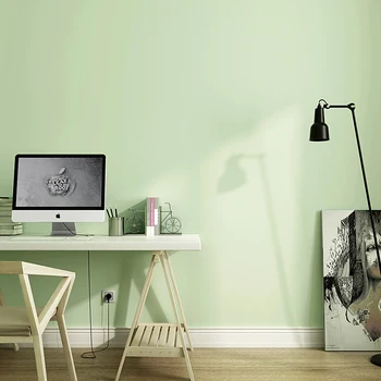 Bean Cyan Wallpaper Light Green Modern Simple Living Room Bedroom Pure Color TV Background Wall Light Green Wall paper 
Bean Cyan Wallpaper Light Green Modern Simple Living Room Bedroom Pure Color TV Background Wall Light Green Wall paper