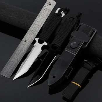Hunting Knife The Multi Tool Knife Stainless Steel Diving Straight knife Outdoor Survival Camping Pocket Knife Tactical Knife
Hunting Knife The Multi Tool Knife Stainless Steel Diving Straight knife Outdoor Survival Camping Pocket Knife Tactical Knife