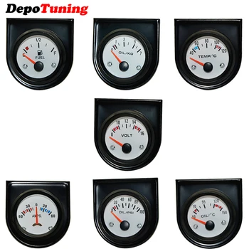 2" 52mm White Face Water temp/ Oil temp /Oil press psi/ Oil press kg /Volt /Ammeter /Fuel level (without float) +Gauge Holder
2" 52mm White Face Water temp/ Oil temp /Oil press psi/ Oil press kg /Volt /Ammeter /Fuel level (without float) +Gauge Holder