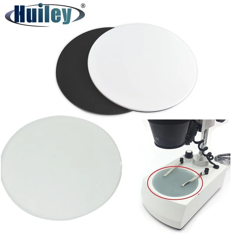 Stereo Microscope Working Stage Transparent Translucent Round Specimen Plate Frosted Glass White Black Plastic Work Board
Stereo Microscope Working Stage Transparent Translucent Round Specimen Plate Frosted Glass White Black Plastic Work Board