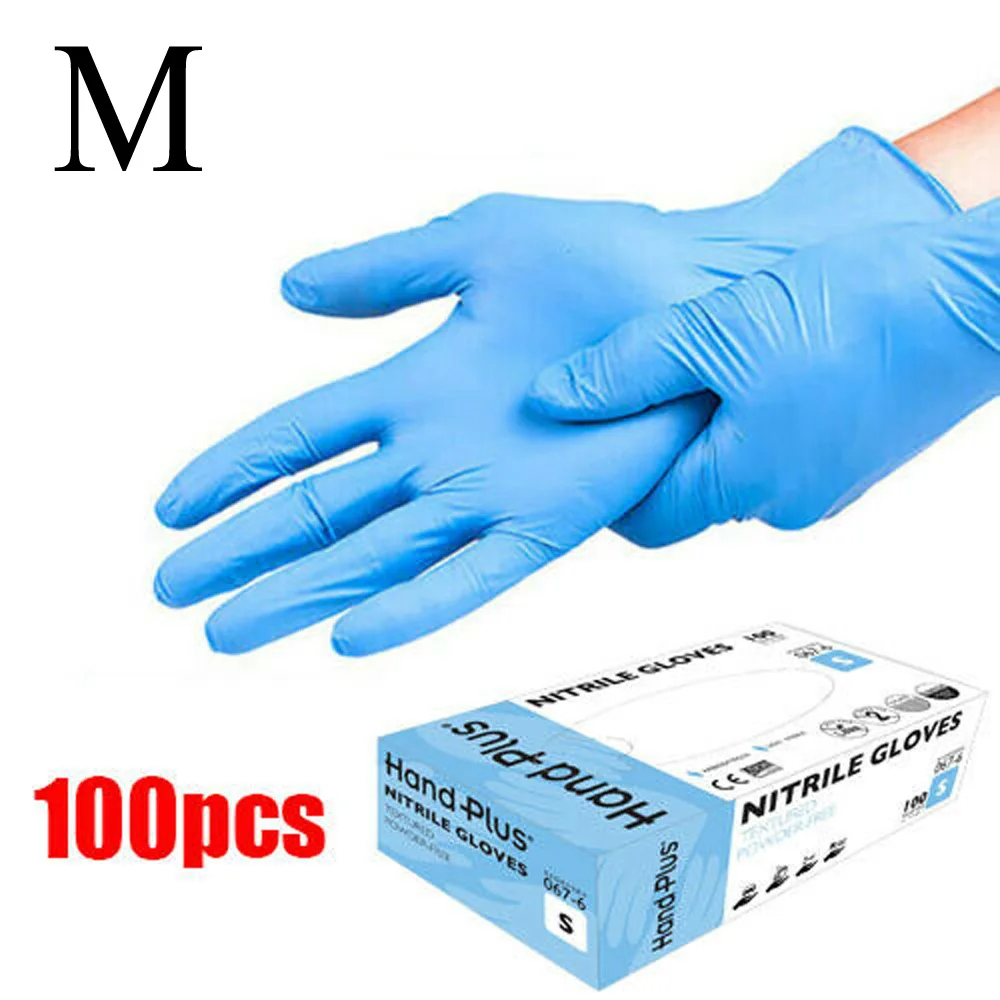 2 Boxes 100Pcs Blue Disposable Mechanic Nitrile Glove Tattoo Latex Powder Free Workshop A Single-use Disposable Gloves 9 Inch
2 Boxes 100Pcs Blue Disposable Mechanic Nitrile Glove Tattoo Latex Powder Free Workshop A Single-use Disposable Gloves 9 Inch