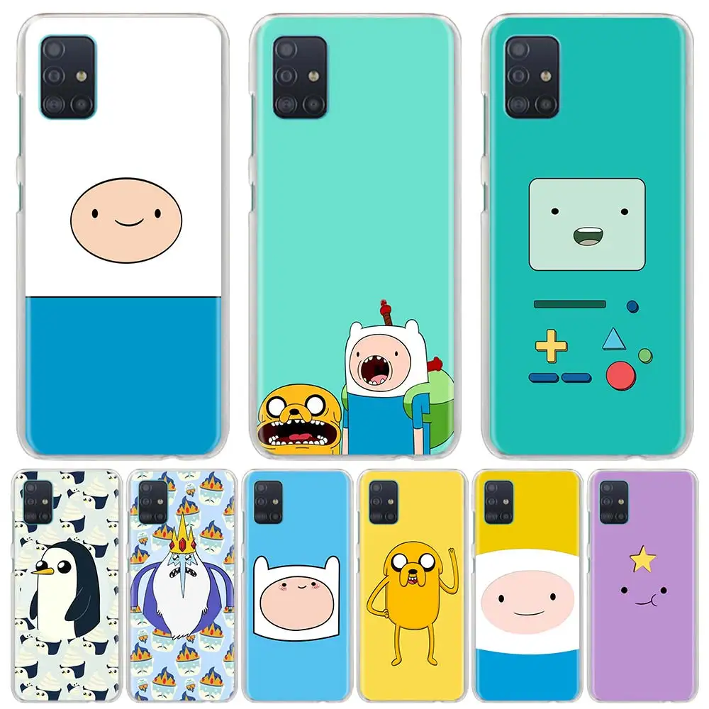 Phone Case for Samsung Galaxy A51 A71 A50 A21s A31 A20e A10 A70 A30 A40 A41 A11 Hard Original Cover Adventure Time Beemo BMO | Мобильные