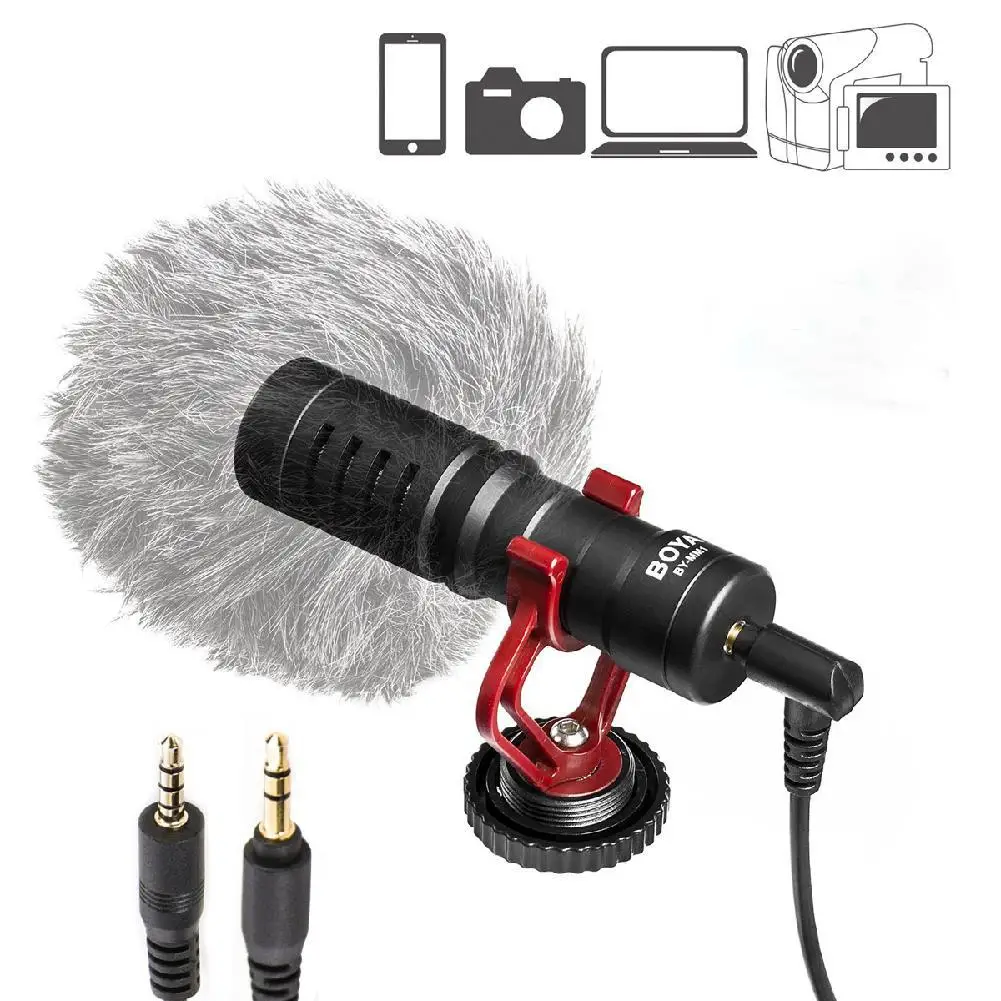 BOYA BY-MM1 Video Handheld Microphone Livestream Recording for iphone Smartphone for Canon Sony DSLR Camcorder
BOYA BY-MM1 Video Handheld Microphone Livestream Recording for iphone Smartphone for Canon Sony DSLR Camcorder