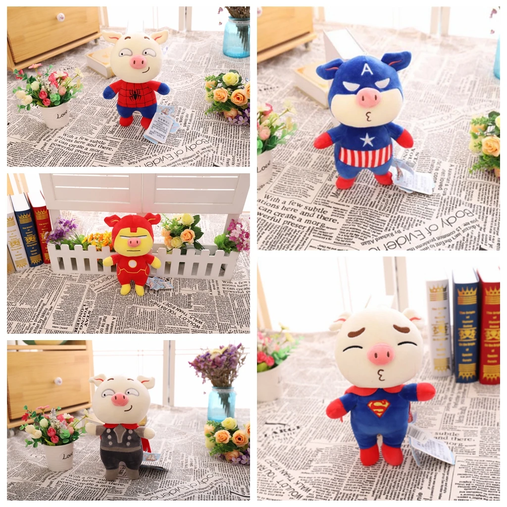 XINTOCH Marvel игрушки плюшевая кукла мстители Милая Животные СВИНЬЯ Мягкая игрушка