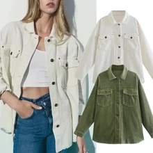 Maxdutti Autumn Fashion Jacket Women Top England High Street Vintage Oversize Boyfriend Pockets Corduroy Loose Coat
Maxdutti Autumn Fashion Jacket Women Top England High Street Vintage Oversize Boyfriend Pockets Corduroy Loose Coat