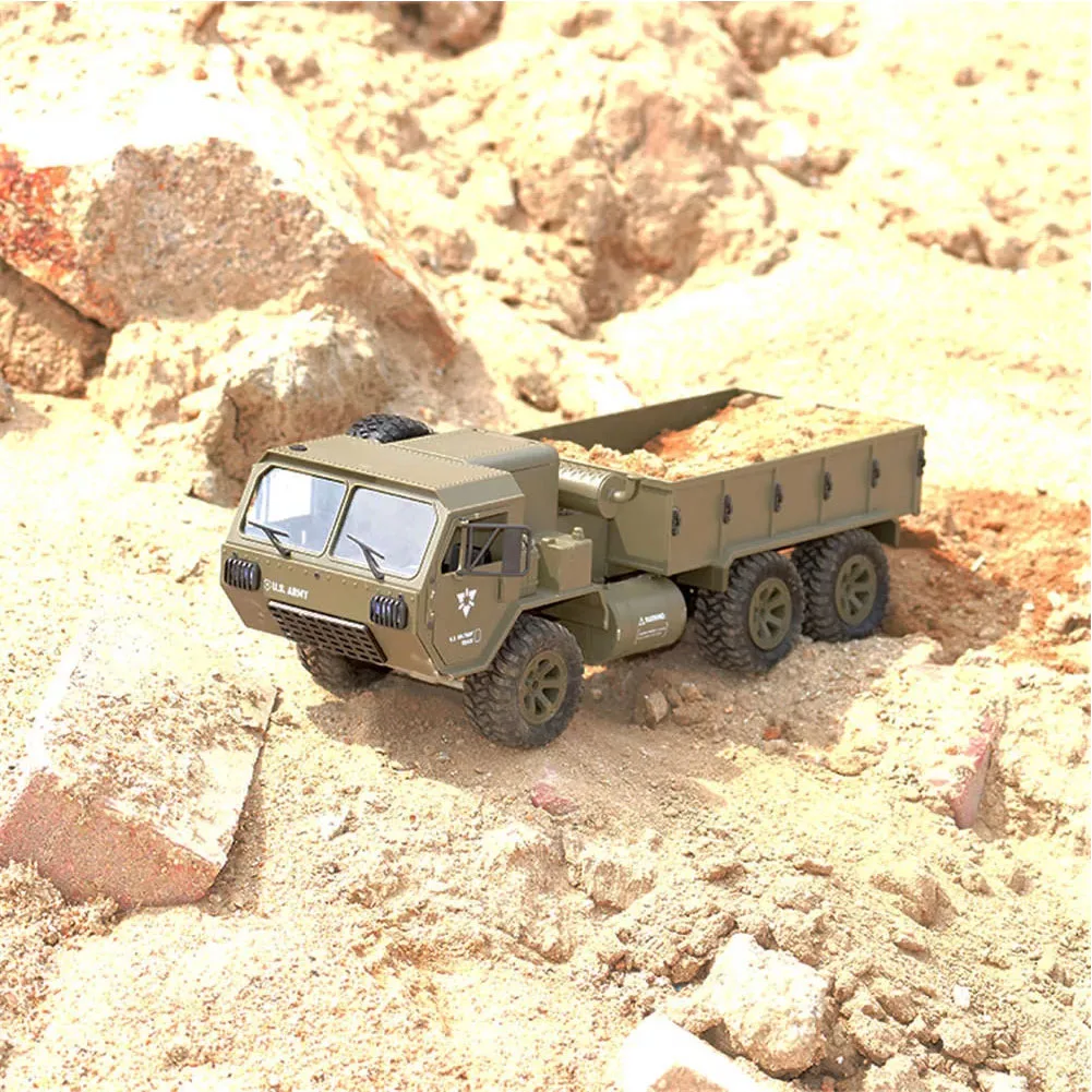 FY004A 1:16 6WD RC Car Lightweight Proportional Army Truck Simulation Model Toys Off Road Hobby Vehicles Children Racing Gift
FY004A 1:16 6WD RC Car Lightweight Proportional Army Truck Simulation Model Toys Off Road Hobby Vehicles Children Racing Gift