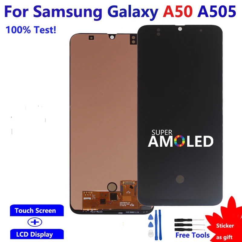 Amoled For Samsung Galaxy A50 Display Touch Screen LCD Digitizer Assembly For Samsung Galaxy A50 SM-A505FN/DS A505F/DS A505
Amoled For Samsung Galaxy A50 Display Touch Screen LCD Digitizer Assembly For Samsung Galaxy A50 SM-A505FN/DS A505F/DS A505