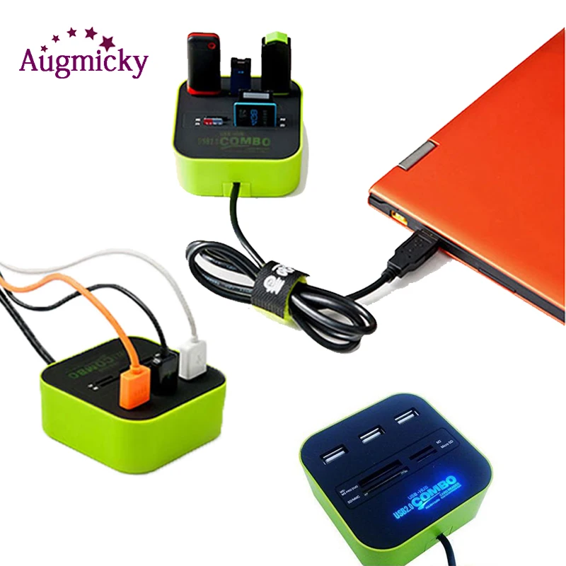 Store 3 port Adapter Connector USB HUB Combo USB2.0 Micro SD Card Reader Multi USB Splitter Support Micro TF M2 MS MP MMC Card
Store 3 port Adapter Connector USB HUB Combo USB2.0 Micro SD Card Reader Multi USB Splitter Support Micro TF M2 MS MP MMC Card